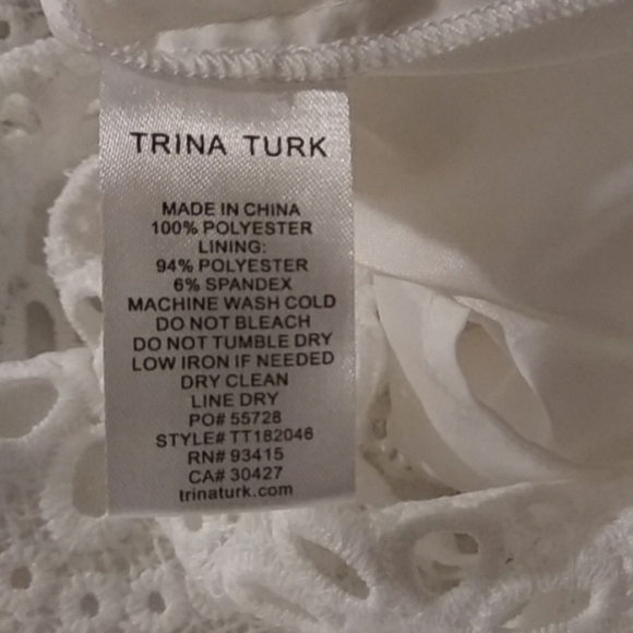 Trina Turk Lace Eyelet Dress - Picture 3 of 3